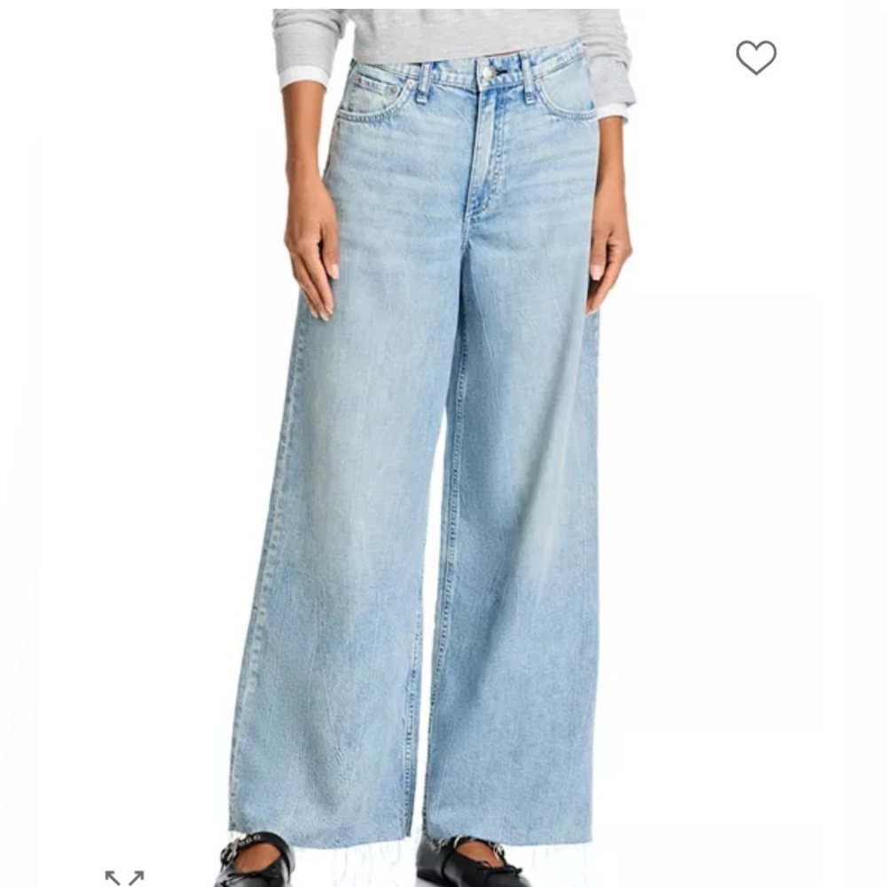 Rag & Bone Sofie High Rise Ankle Wide Leg